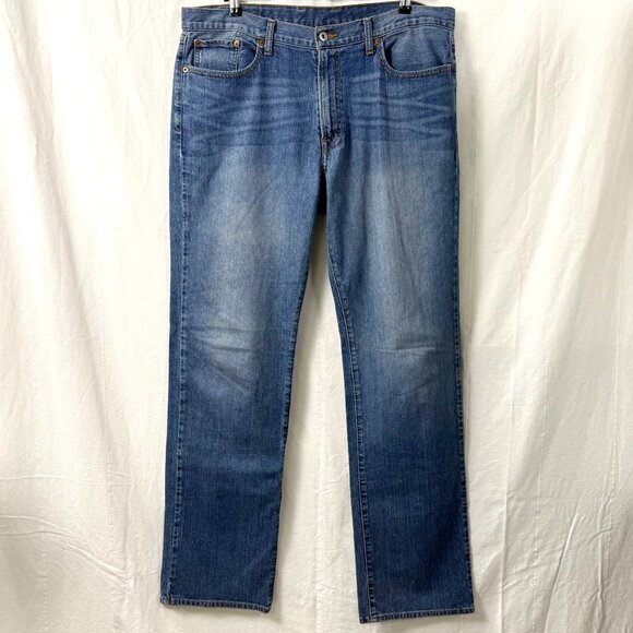 Lucky Brand Jeans Mens Sz 36x34 Vintage Straight Chardon Wash Stretch Denim - Picture 1 of 12